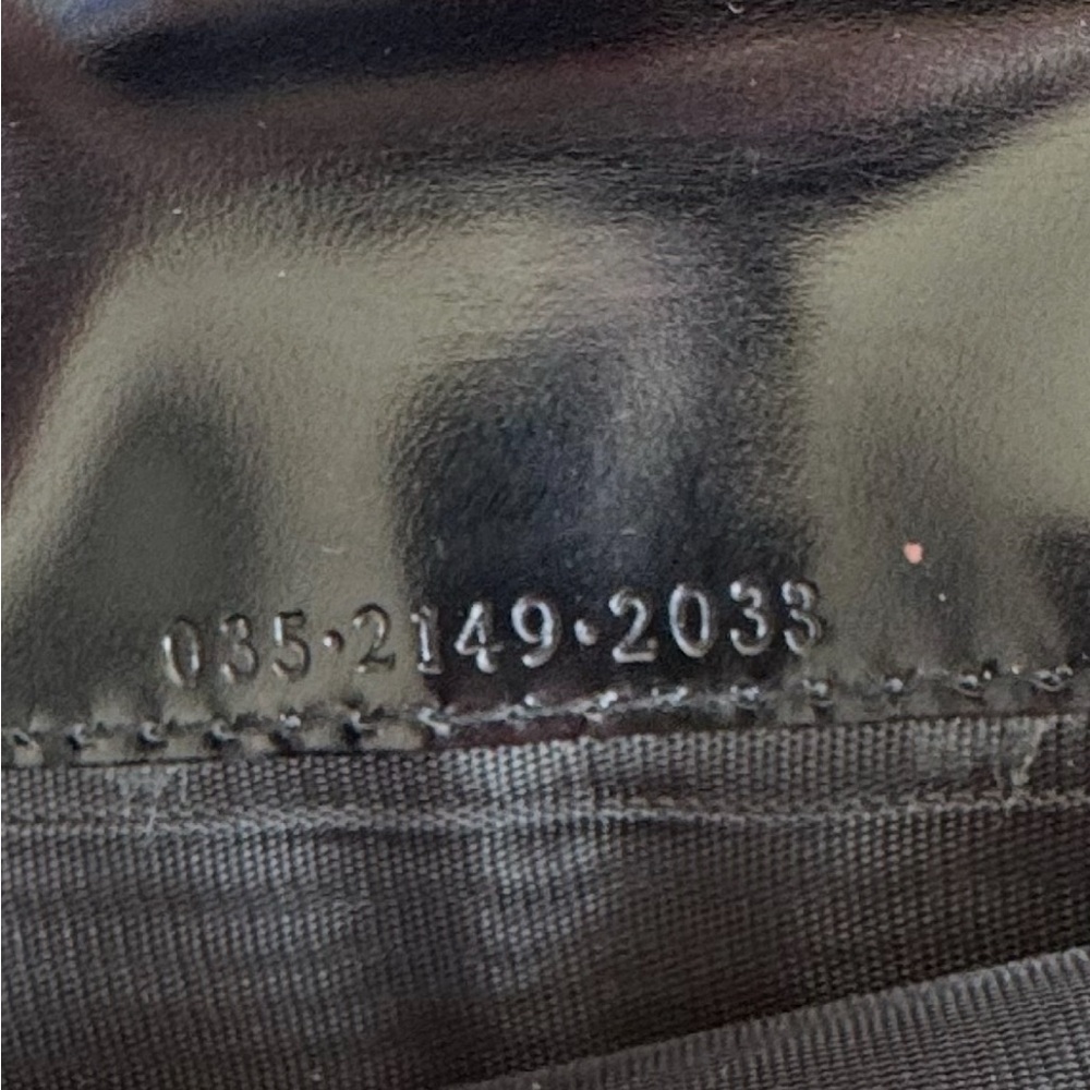 Gucci Logo Long Wallet Black Leather Vintage Tom Ford Era - Picture 7 of 8